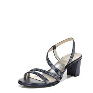 Naturalizer Womens Vanessa2 Strappy Heel Sandal 6 Wide